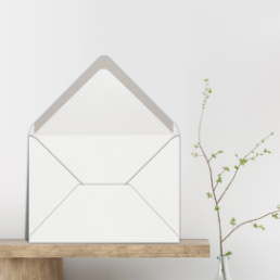 Svadobná obálka v sete Craft minimal
